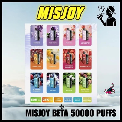 Misjoy Beta 50000 Puffs 50mg Disposable in Dubai