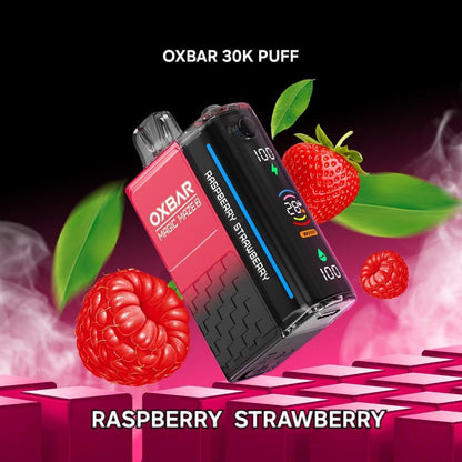 OXBAR 30k Puffs Magic Maze 2 Disposable Vape Raspberry Strawberry Flavor