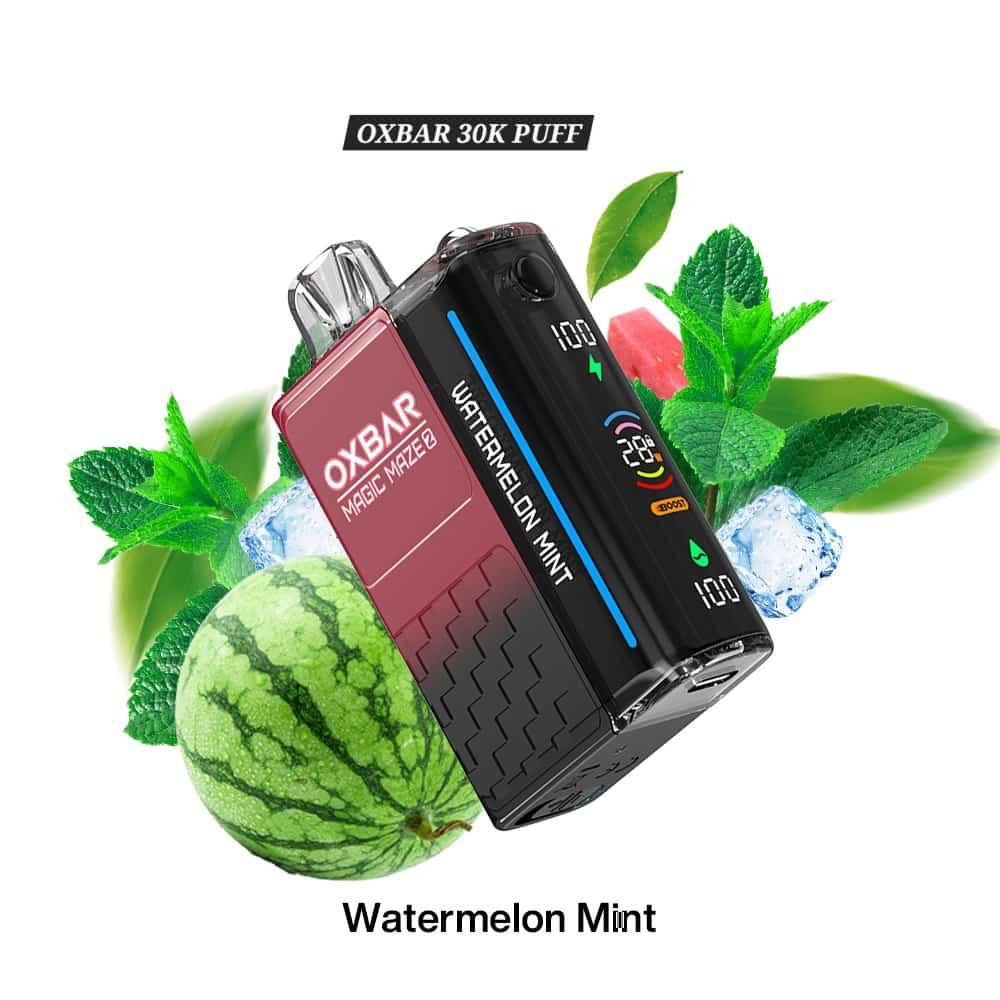 OXBAR 30k Puffs Magic Maze 2 Disposable Vape Watermelon Mint Flavor