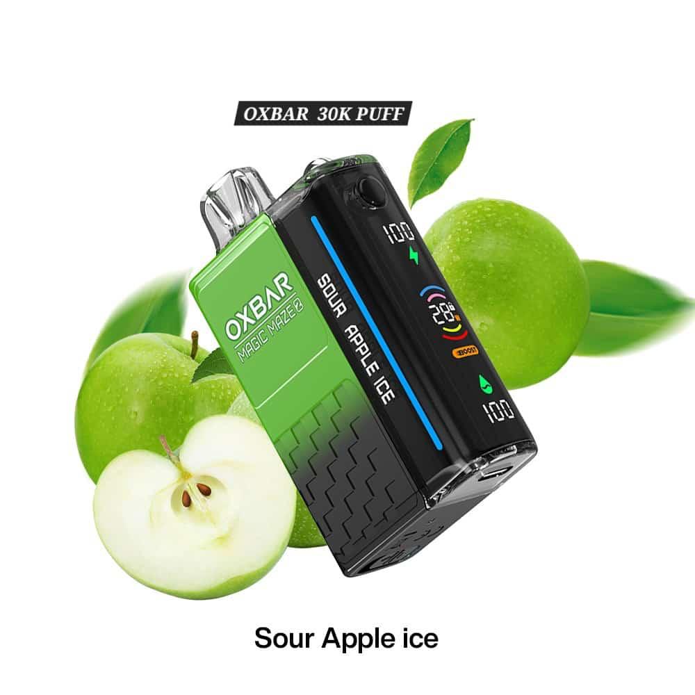 OXBAR Magic Maze 2 30K Puffs Disposable Vape Sour Apple Ice Flavor