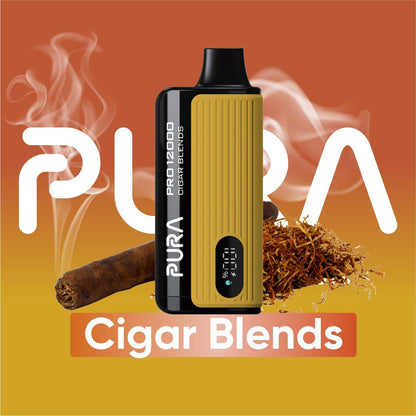 PURA Pro 12000 Puffs Disposable Vape device Cigar Blends flavor