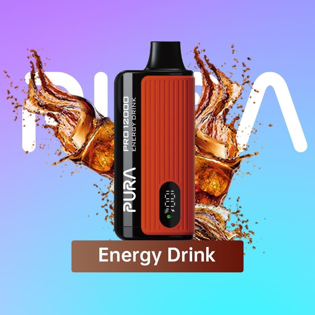 PURA Pro 12000 Puffs Disposable Vape device Energy Drink flavor