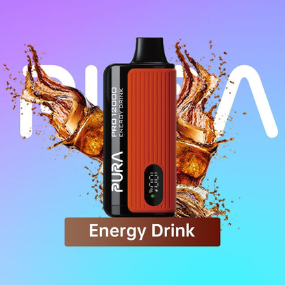 PURA Pro 12000 Puffs Disposable Vape device Energy Drink flavor