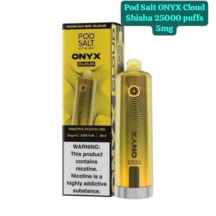 Pod Salt Onyx Cloud 25000 Puffs Disposable Vape Pineapple Passion Lime Flavor
