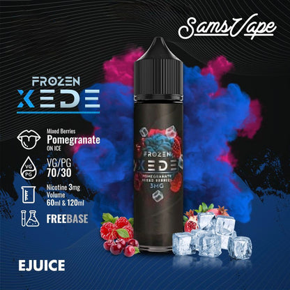 Sams Vape 60ml & 120ml E-Liquid 3mg Nicotine Frozen Xede flavor bottle