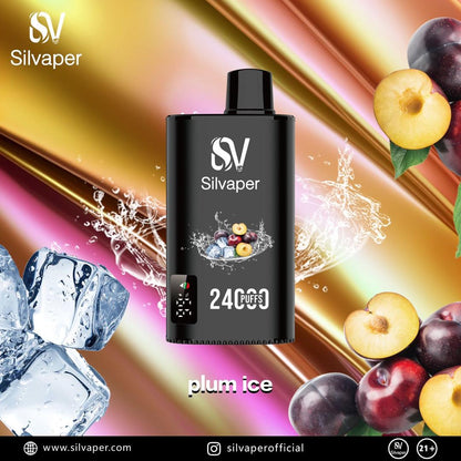 Silvaper 24000 Puffs Disposable Vape device with Pulm Ice Flavor