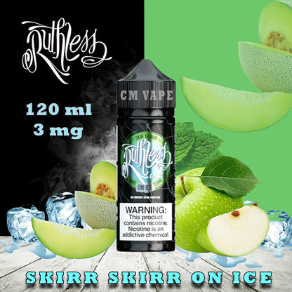 Ruthless 120 ml Freebase e‑Liquids 3 mg and 6 mg