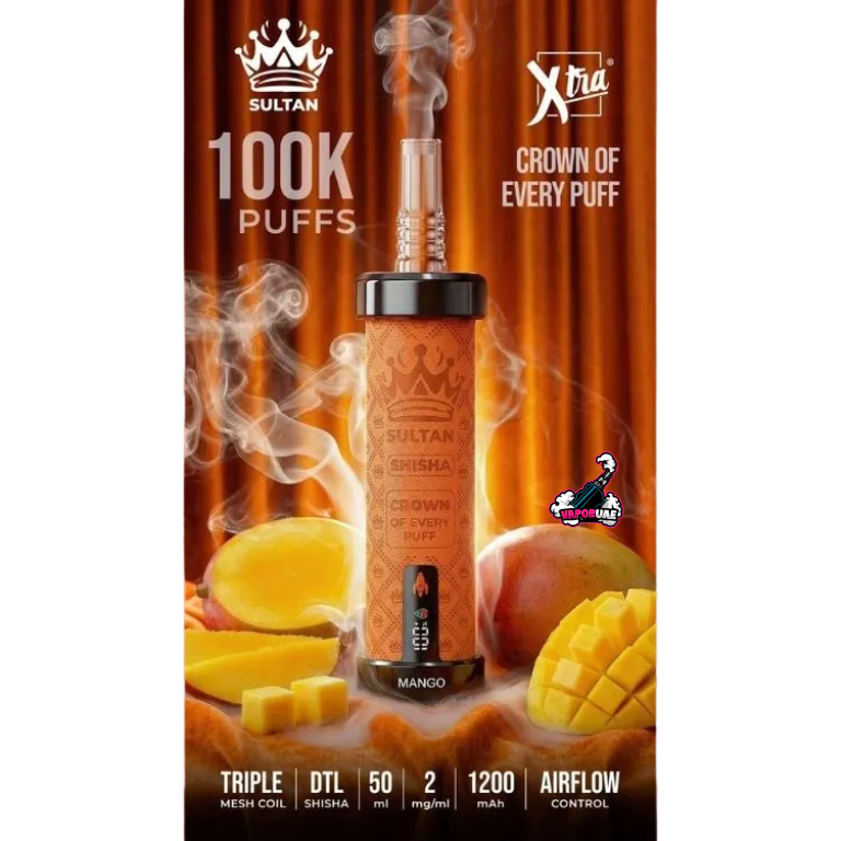 Sultan Shisha 100k Disposable Vape in Dubai 2MG