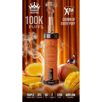 Sultan Shisha 100k Disposable Vape in Dubai 2MG