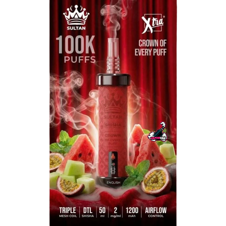 Sultan Shisha 100k Disposable Vape in Dubai 2MG