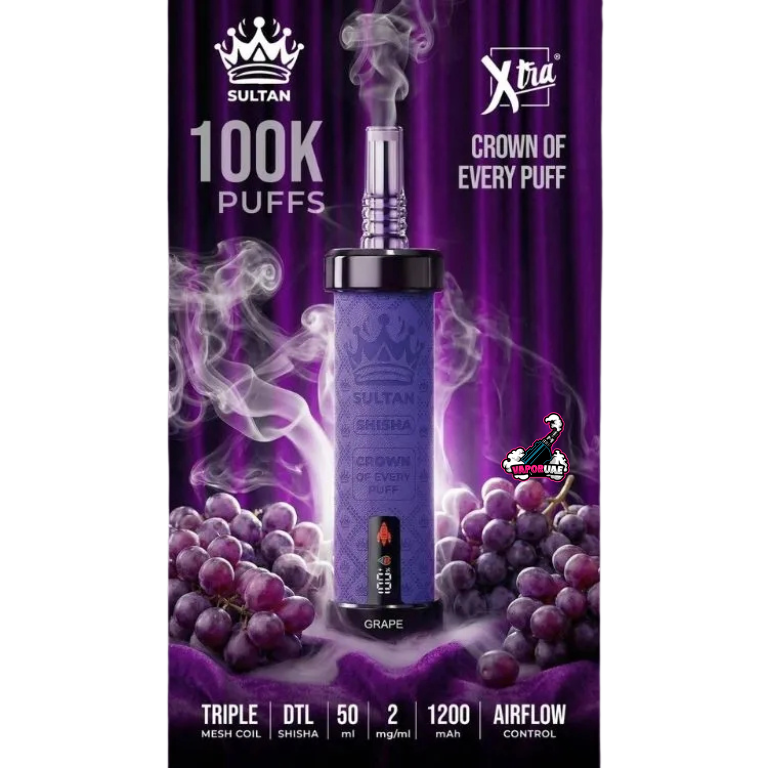 Sultan Shisha 100k Disposable Vape in Dubai 2MG