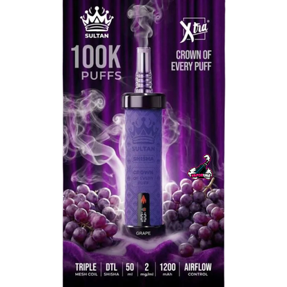 Sultan Shisha 100k Disposable Vape in Dubai 2MG
