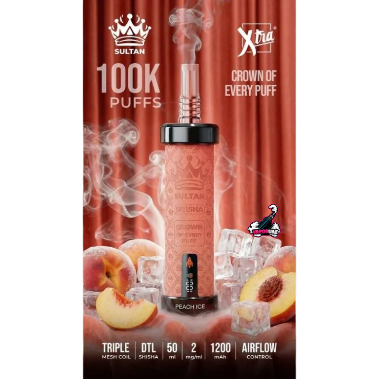 Sultan Shisha 100k Disposable Vape in Dubai 2MG