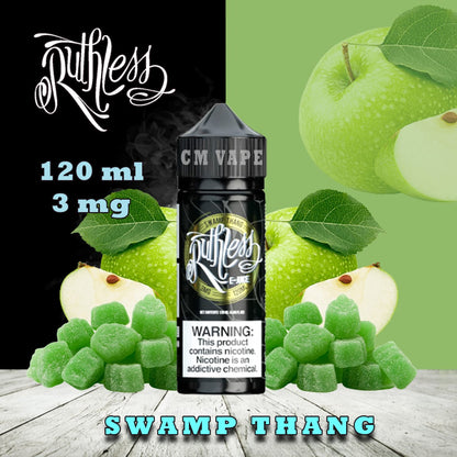 Ruthless 120 ml Freebase e‑Liquids 3 mg and 6 mg