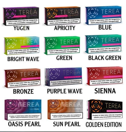 TEREA Indonesia Sticks for IQOS ILUMA All Flavors Chart