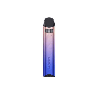 Uwell Caliburn A3S Pod System Iris Purple device flavor on a white background
