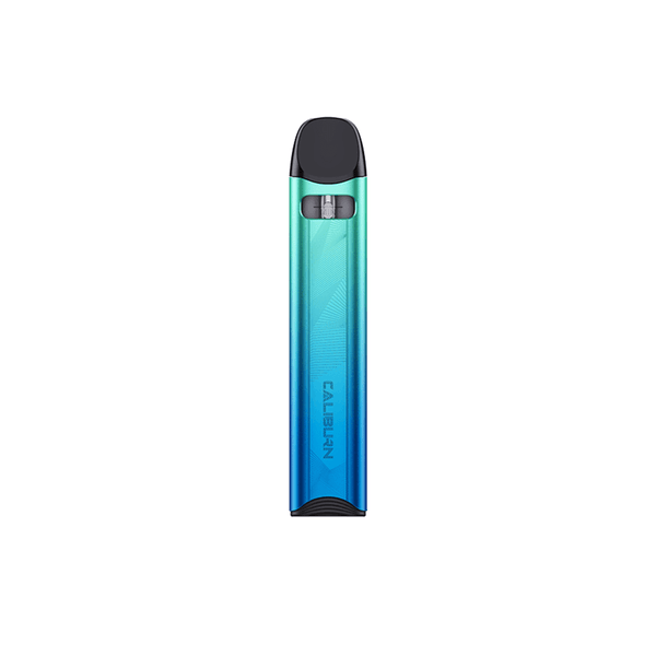 Uwell Caliburn A3S Pod System Lake Green device flavor on a white background