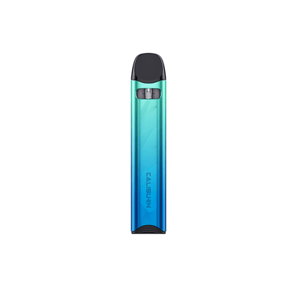 Uwell Caliburn A3S Pod System Lake Green device flavor on a white background