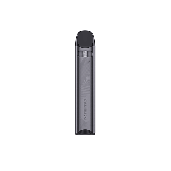 Uwell Caliburn A3S Pod System Space Gray device flavor on a white background