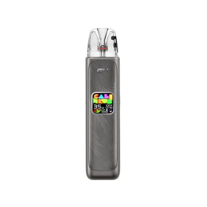 Uwell Caliburn G4 Pod System Gunmetal Grey color device with a colorful display