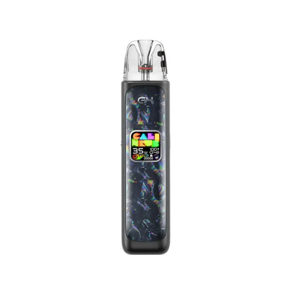 Uwell Caliburn G4 Pod System Polar Black color device with a colorful display
