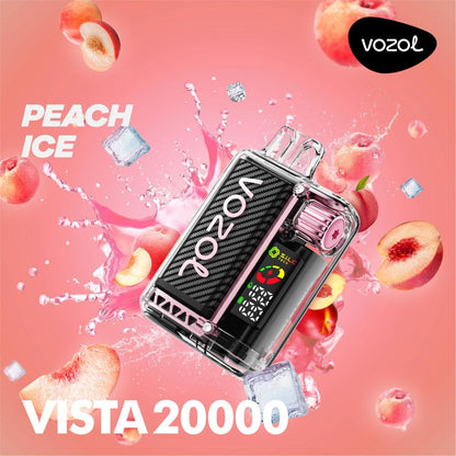 VOZOL Vista 20000 Puffs Disposable Vape Peach Ice Flavor