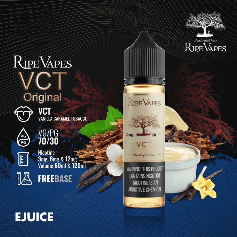 VCT E-Liquid by Ripe Vapes 60ml/120ml EJuice Bottle