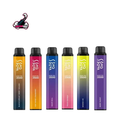 Vapes Bars Ghost Pro 3500 Puffs Disposable Vape 20mg Nicotine, Six Different Flavors
