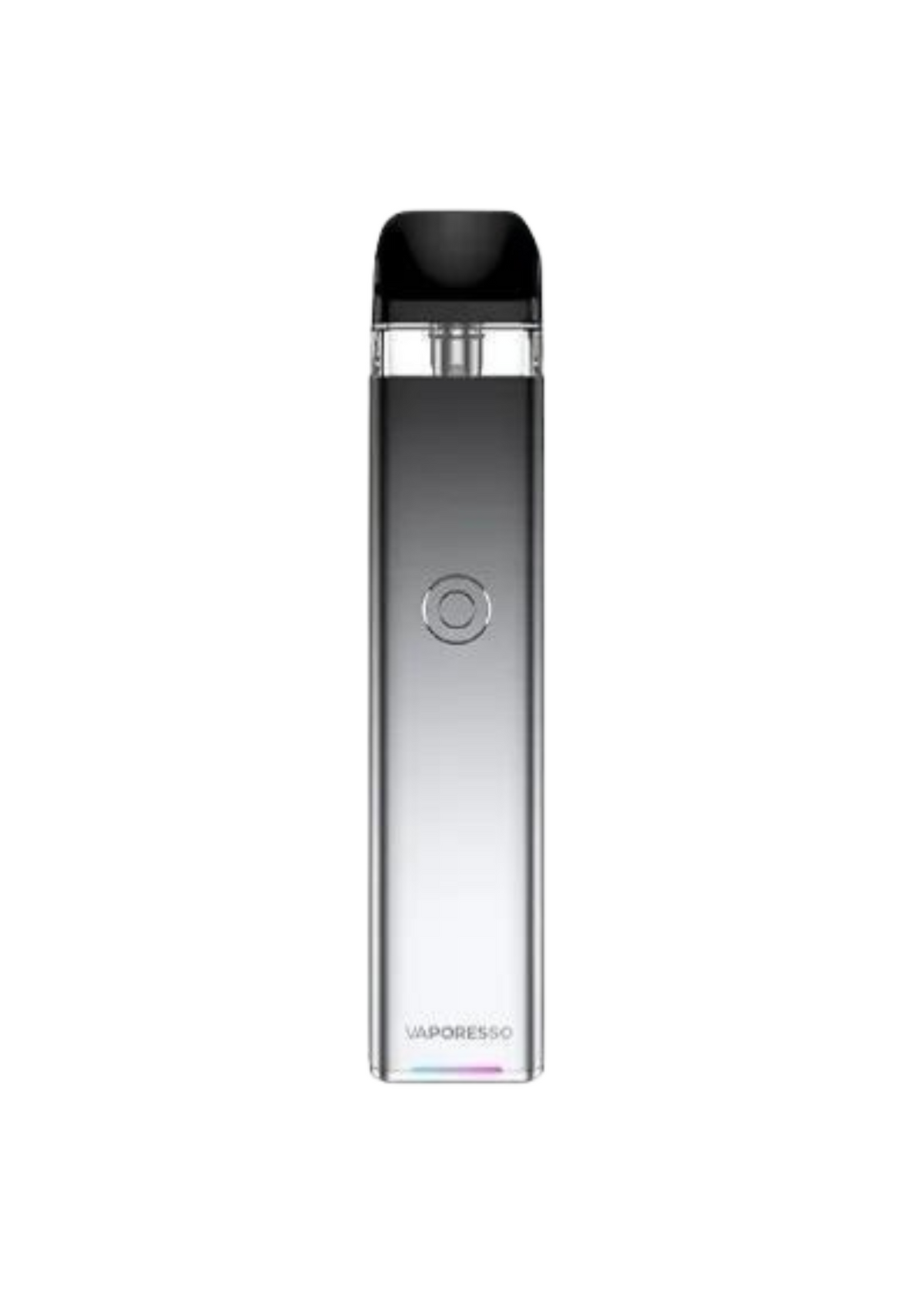 Vaporesso XROS 3 Pod System Icy Silver color device on a white background