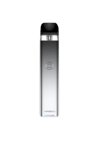 Vaporesso XROS 3 Pod System Icy Silver color device on a white background