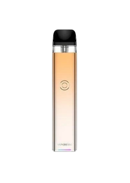 Vaporesso XROS 3 Pod System Royal Gold color device on a white background
