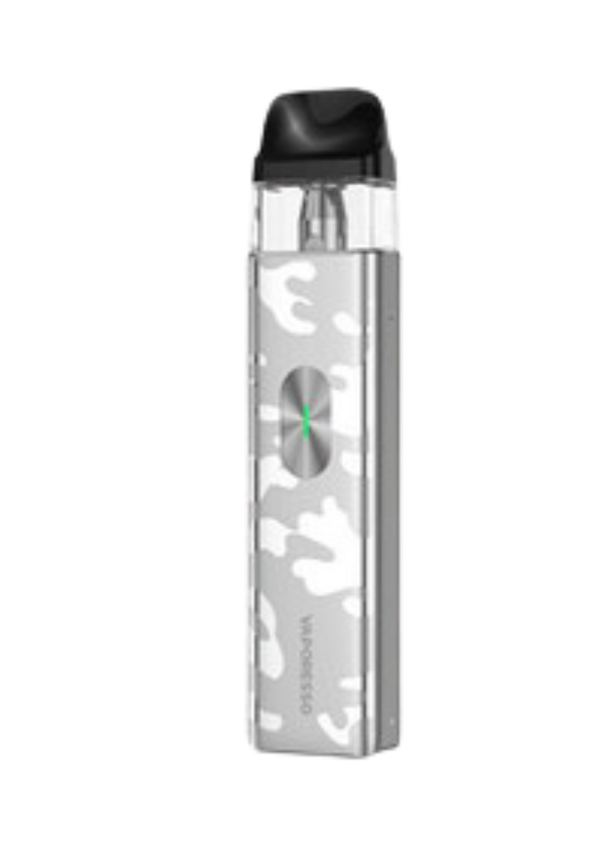 Vaporesso XROS 4 Mini Pod System Camo Silver color device on a white background