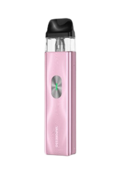 Vaporesso XROS 4 Mini Pod System Ice Pink color device on a white background