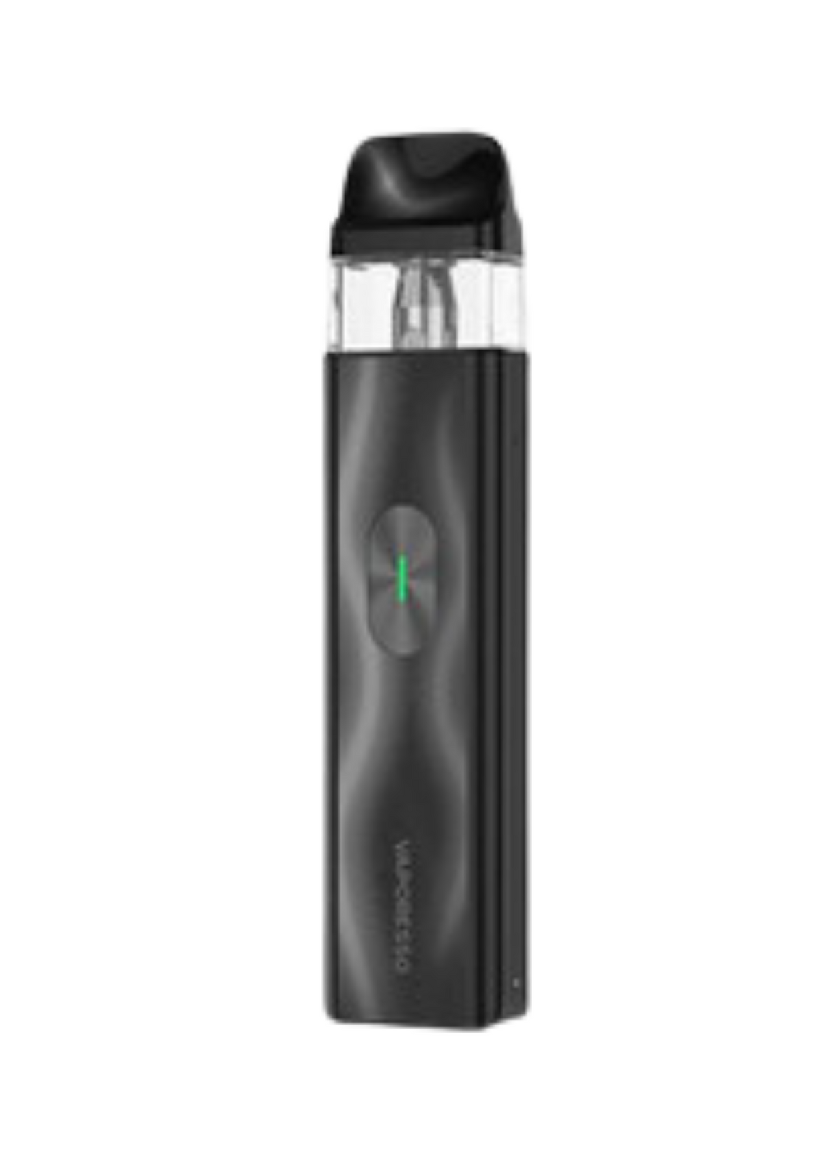 Vaporesso XROS 4 Mini Pod System black color device on a white background
