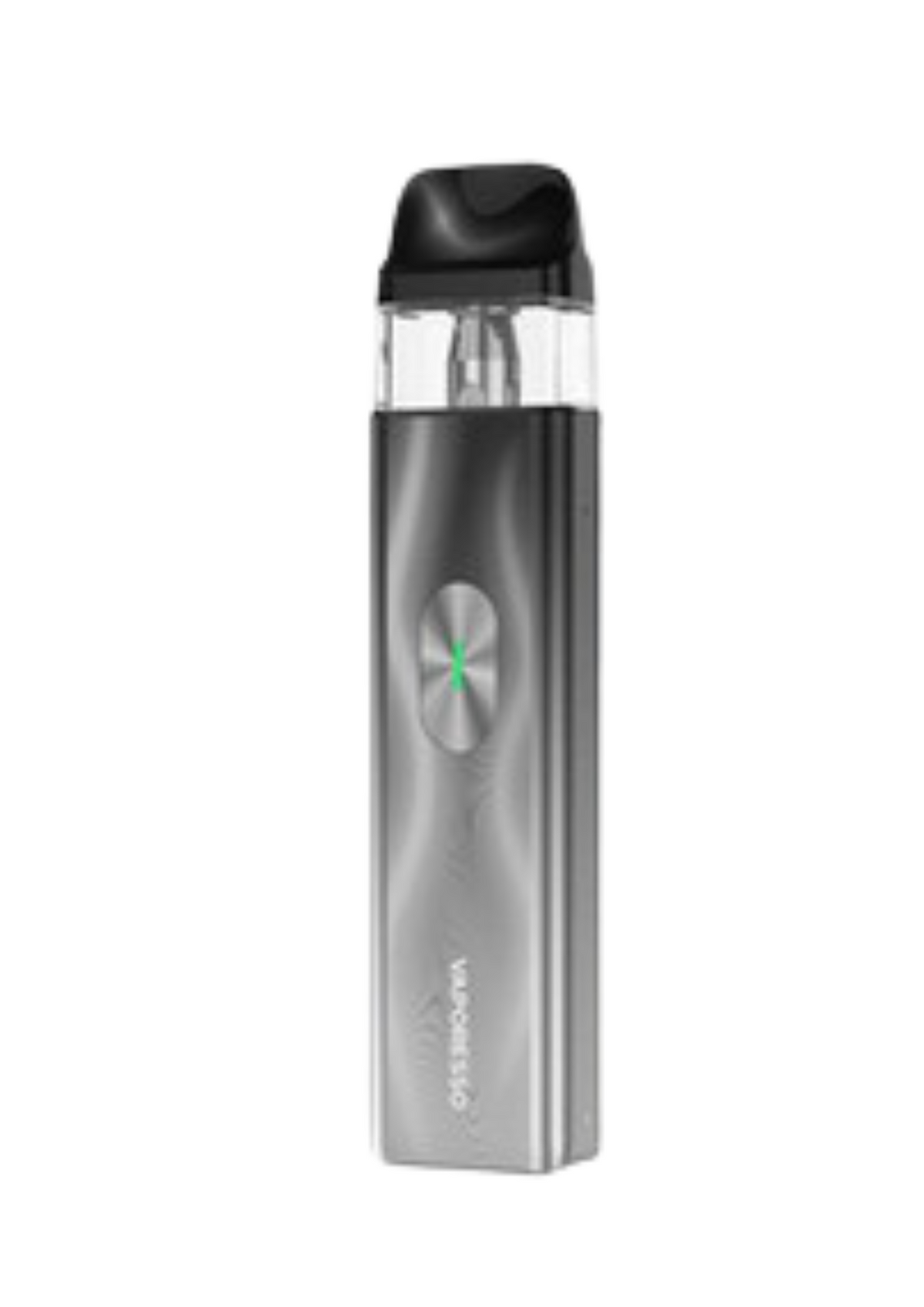 Vaporesso XROS 4 Mini Pod System space grey color device on a white background