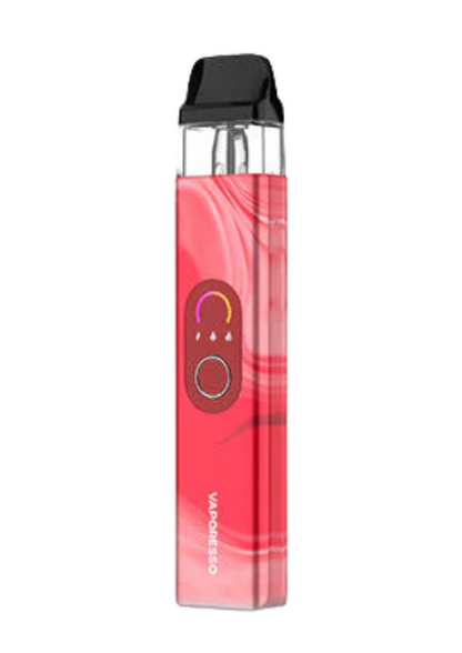 Vaporesso XROS 4 Pod System Kit Bloddy Mary color device on a white background