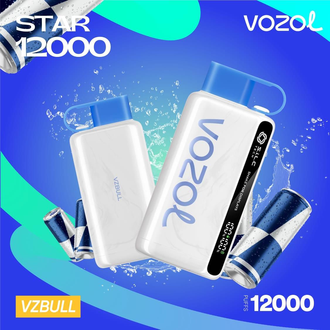 Vozol Star 12000 Puffs Disposable Vape device with Vzbull flavor