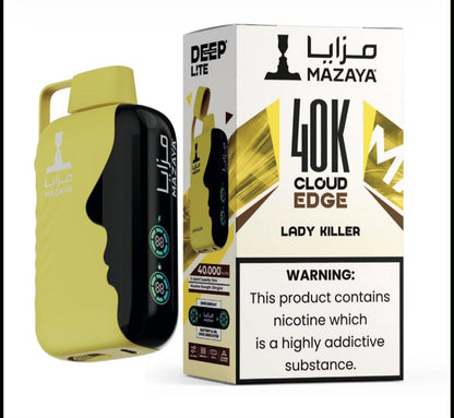 Mazaya Deep Lite Cloud Edge 40000 Puffs Disposable Vape