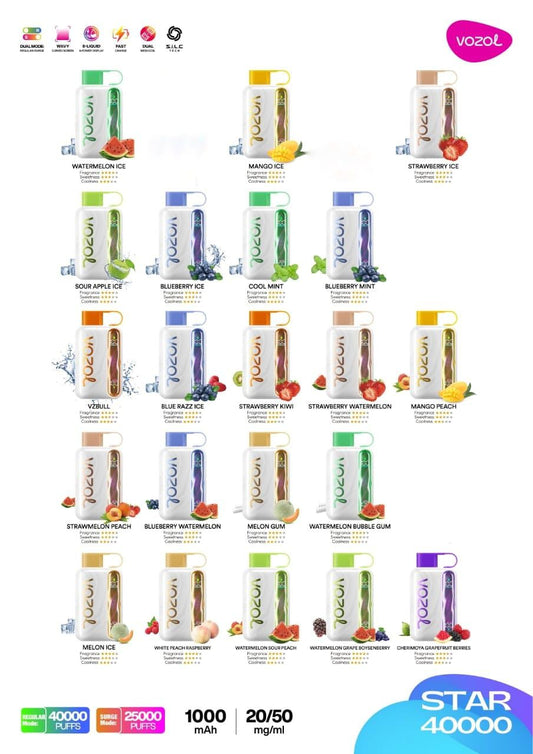 Vozol Star 40000 Puffs