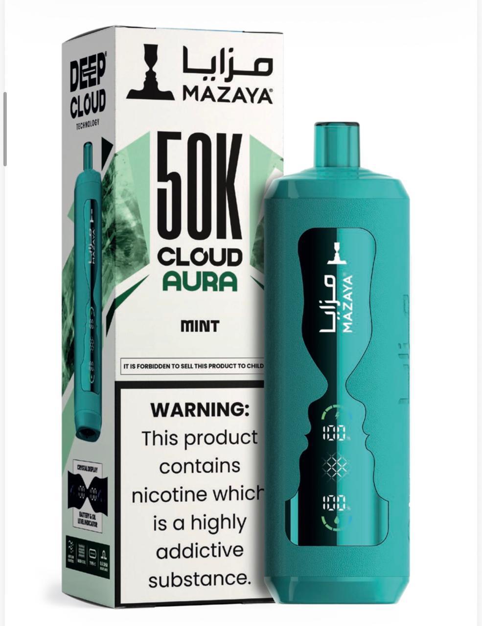 Mazaya Cloud AURA 50000 Puffs Disposable Vape
