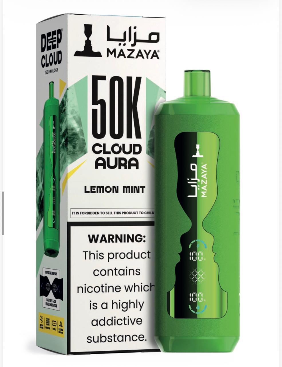 Mazaya Cloud AURA 50000 Puffs Disposable Vape