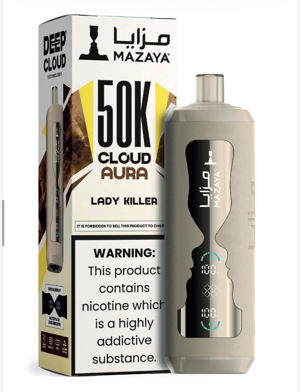 Mazaya Cloud AURA 50000 Puffs Disposable Vape