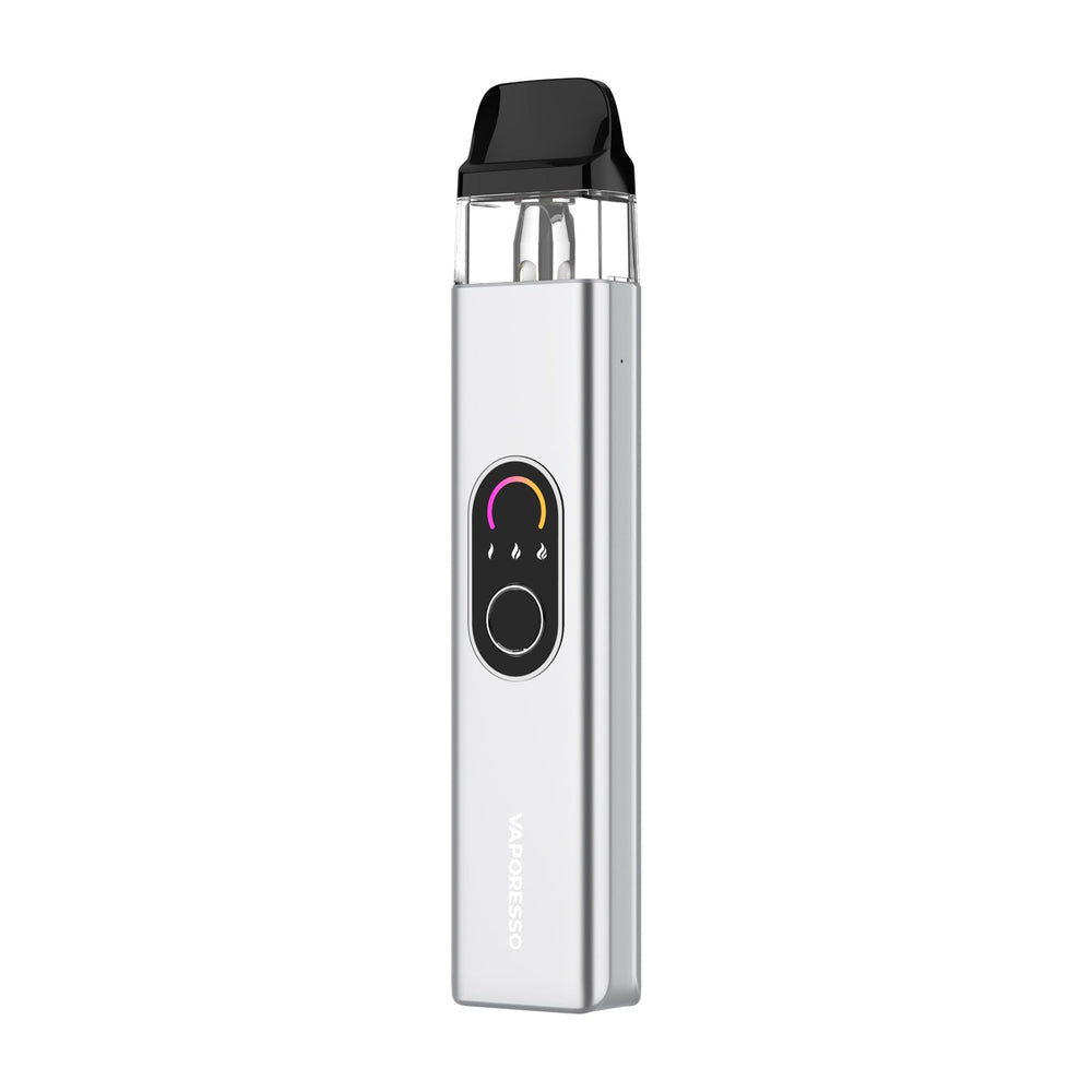 Vaporesso XROS 4 Pod System Kit Silver color device on a white background