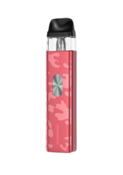 Vaporesso XROS 4 Mini Pod System Camo Red device on a white background